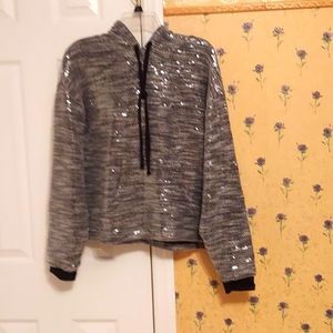 Ramy Brook sequined hoodie. Size Med